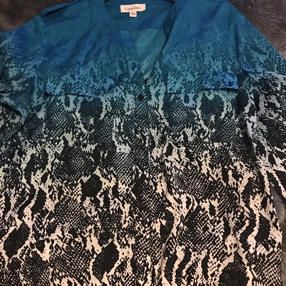 Calvin Klein long sleeve blouse